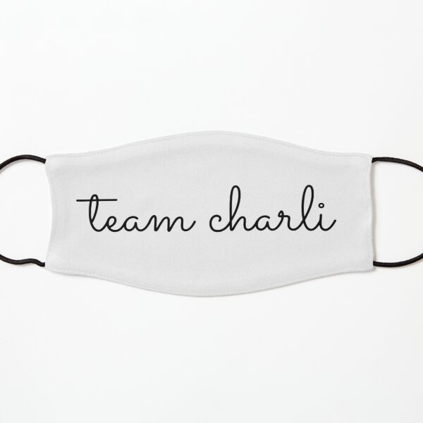 Team Charli Mascarilla para niños