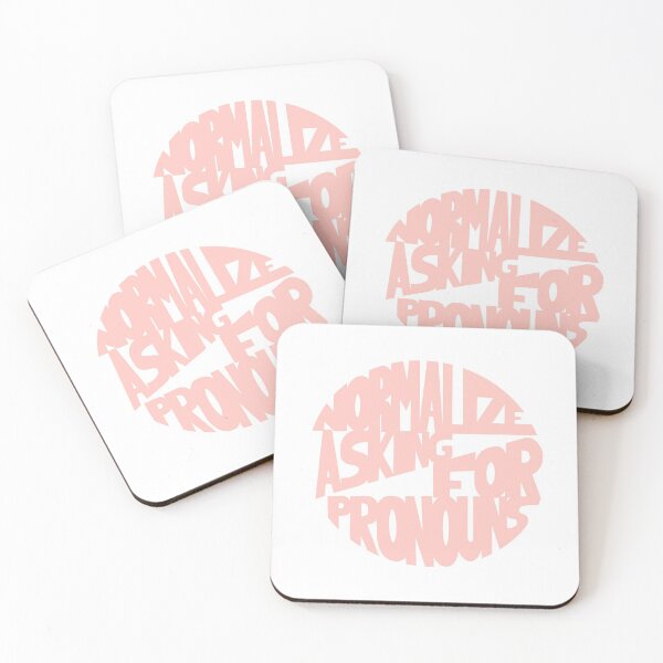 Item preview, Normalize Asking for Pronouns designed and sold by Mackenzie Todd.