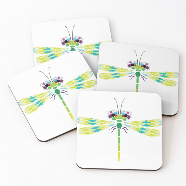 Item preview, A dragonfly with crazy eyes designed and sold by Jaime Brash.