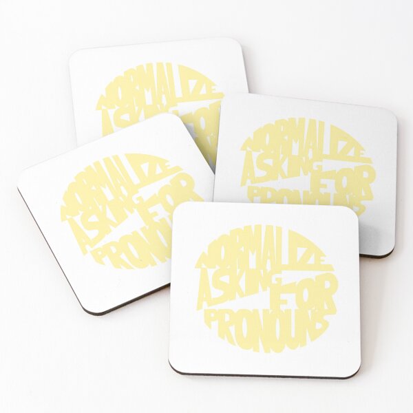 Item preview, Normalize Asking for Pronouns designed and sold by Mackenzie Todd.