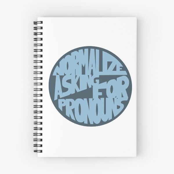 Item preview, Normalize Asking for Pronouns designed and sold by Mackenzie Todd.