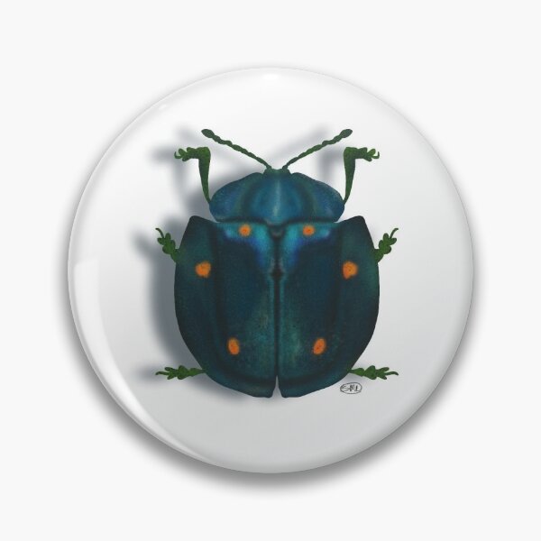 Item preview, leaf beetle designed and sold by sofia-does-art.