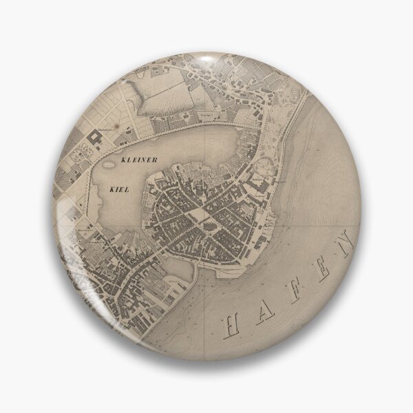 Item preview, Vintage map of Kiel Germany (1853) designed and sold by BravuraMedia.