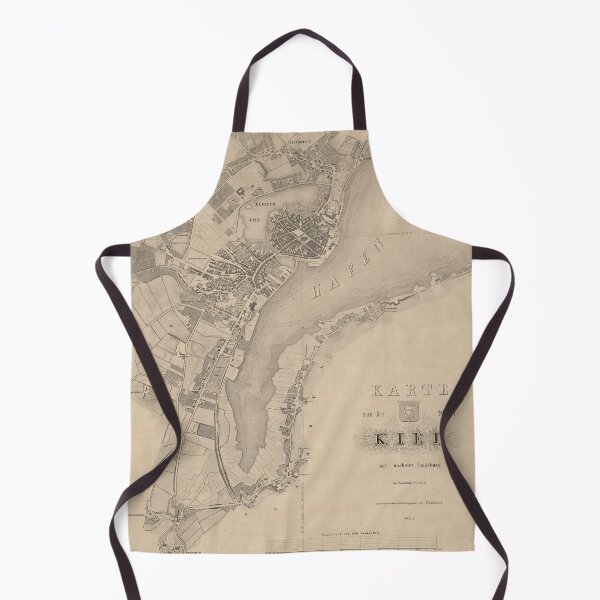 Item preview, Vintage map of Kiel Germany (1853) designed and sold by BravuraMedia.