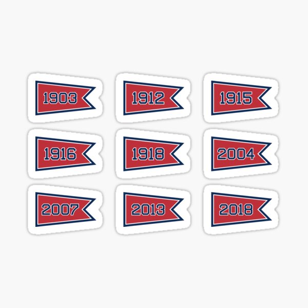 BOS Pennants Sticker