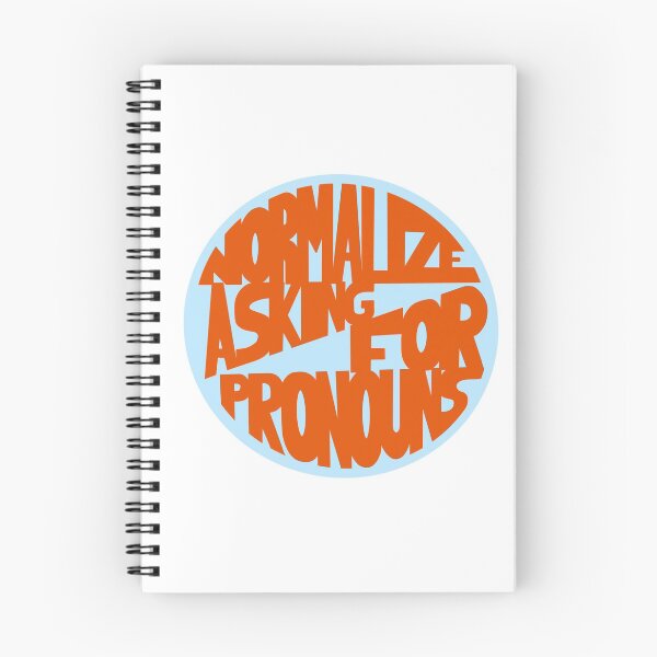 Item preview, Normalize Asking for Pronouns designed and sold by Mackenzie Todd.