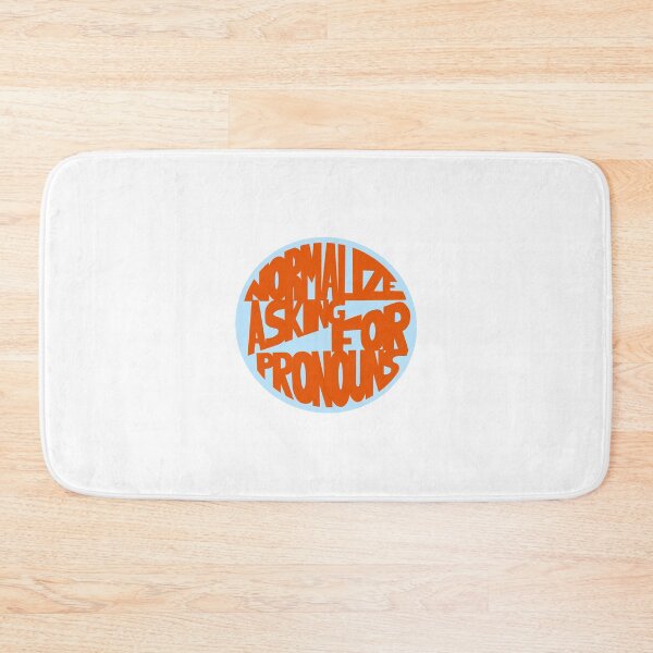Item preview, Normalize Asking for Pronouns designed and sold by Mackenzie Todd.