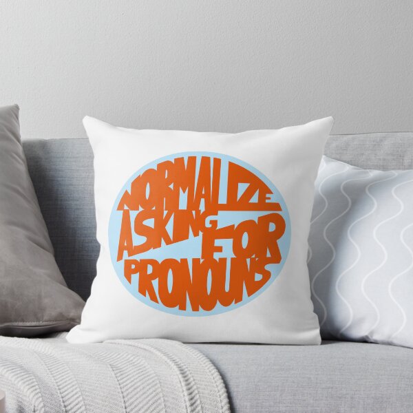 Item preview, Normalize Asking for Pronouns designed and sold by Mackenzie Todd.