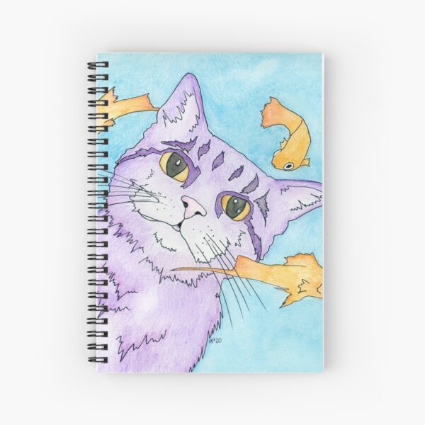 Lu Lu Purple Pants Spiral Notebook