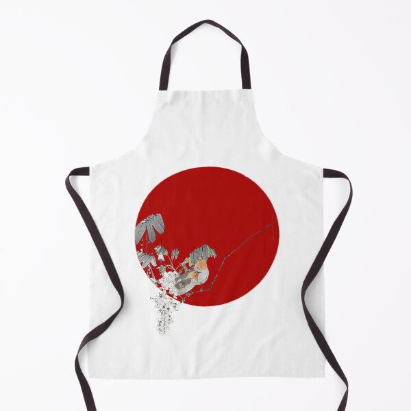 Item preview, Japanese Flag - Robins on a branch designed and sold by weavernap.