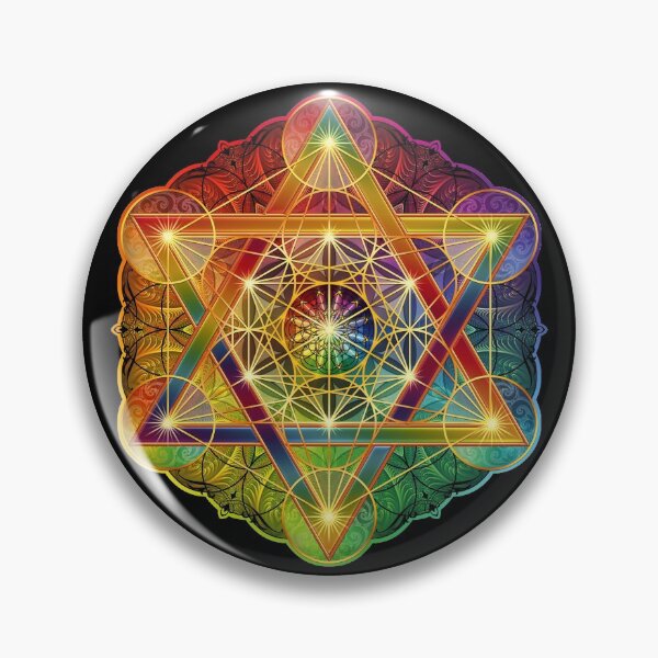 Item preview, Metatron's Cube with Merkabah and Flower of Life designed and sold by Lilyas.