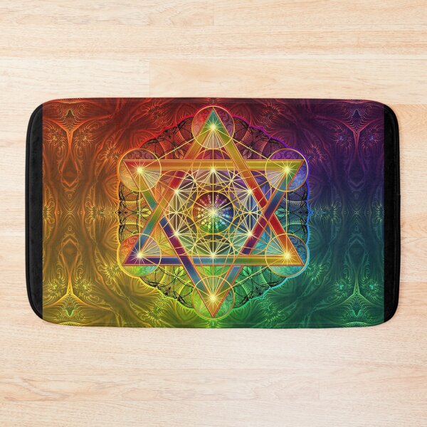 Item preview, Metatron's Cube with Merkabah and Flower of Life designed and sold by Lilyas.