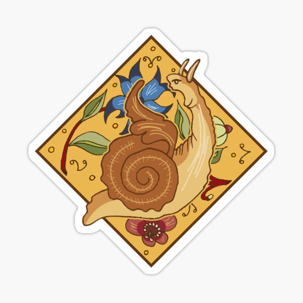 Screaming Snail Sticker