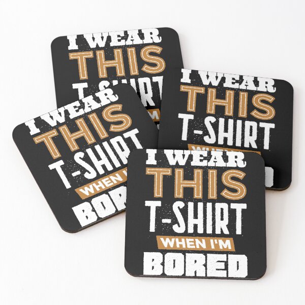 Item preview, I Wear This T-Shirt Wehan Im Bored designed and sold by DavinciStore21.