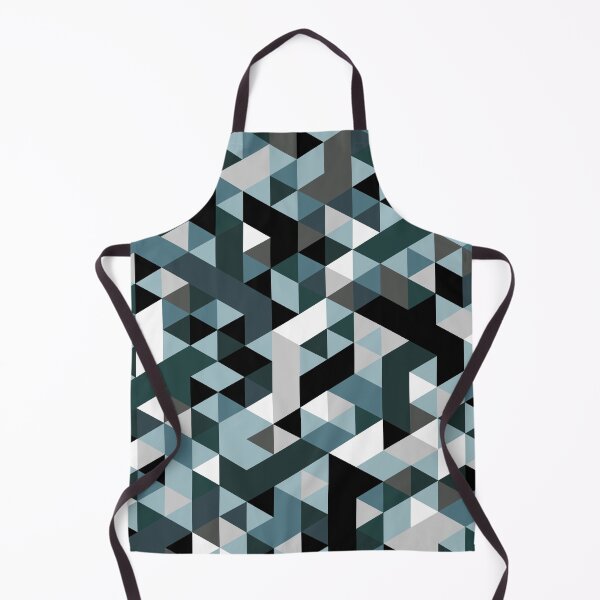 Item preview, Distorted Geometric in Blues, Greens and Greys designed and sold by OneThreeSix.