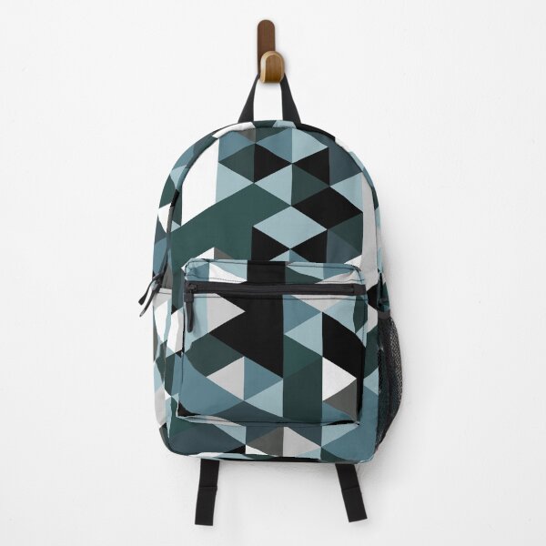 Item preview, Distorted Geometric in Blues, Greens and Greys designed and sold by OneThreeSix.