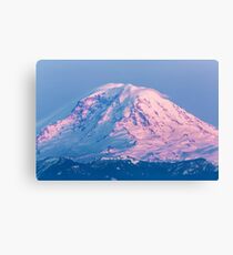 Sunset Reflections on Mount Rainier Canvas Print