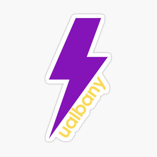 Item preview, ualbany lightning bolt designed and sold by Bixchurse.