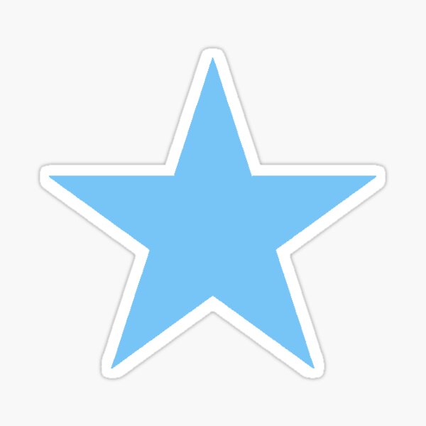“Blue Star Sticker” Sticker for Sale by mtmurray8 | Redbubble