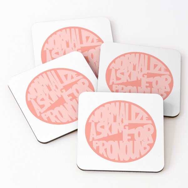Item preview, Normalize Asking for Pronouns designed and sold by Mackenzie Todd.