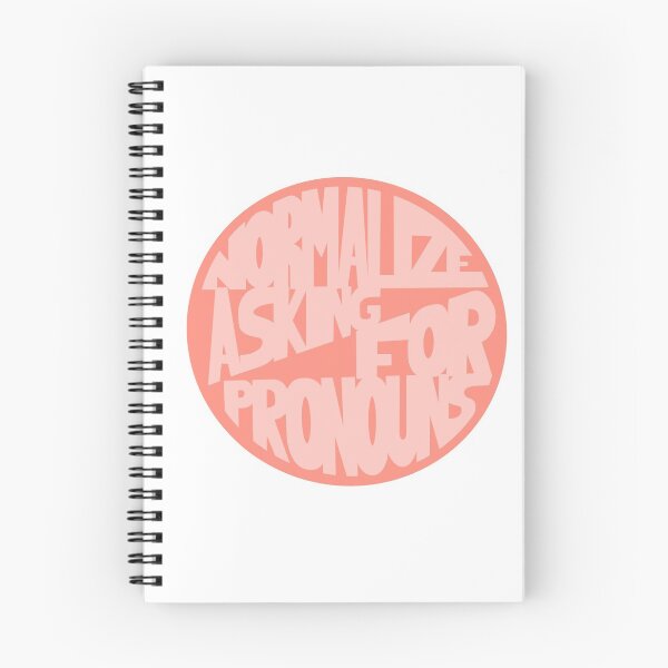 Item preview, Normalize Asking for Pronouns designed and sold by Mackenzie Todd.