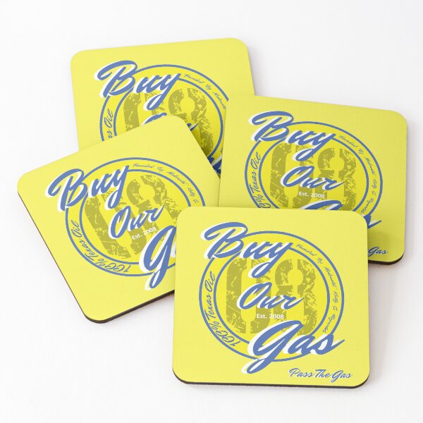 Item preview, Buy Our Gas Logo, It's Always Sunny in Philadelphia (Yellow Backing) designed and sold by Dr-Mysterio101.