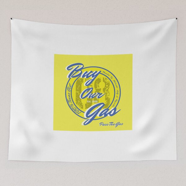 Item preview, Buy Our Gas Logo, It's Always Sunny in Philadelphia (Yellow Backing) designed and sold by Dr-Mysterio101.