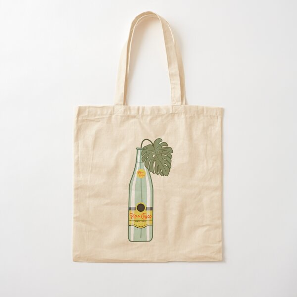 Monstera Topo Chico Cotton Tote Bag