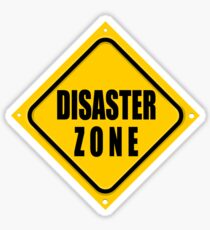 DISASTER ZONE Sticker