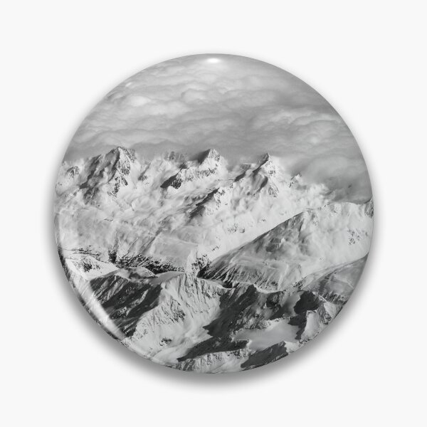 Item preview, Black and White Mountainscape designed and sold by mhailittlearts.