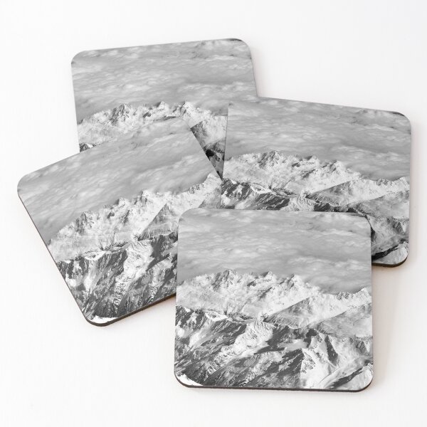 Item preview, Black and White Mountainscape designed and sold by mhailittlearts.
