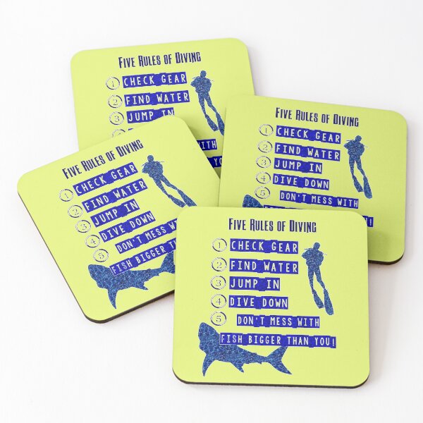 Item preview, The Five Rules of Diving designed and sold by Shounenbat.