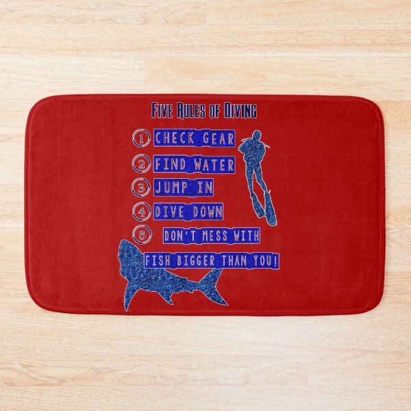 Item preview, The Five Rules of Diving designed and sold by Shounenbat.