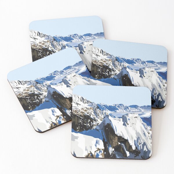 Item preview, Majestic Snow-Capped Mountain Range designed and sold by Annalisa-Jones.