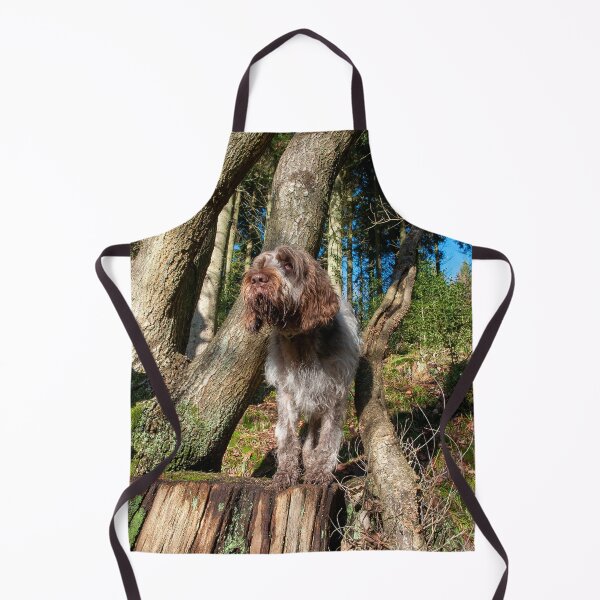Item preview, In the woods Spinone by heidiannemorris designed and sold by FOLK ART FUSION by heidiannemorris.