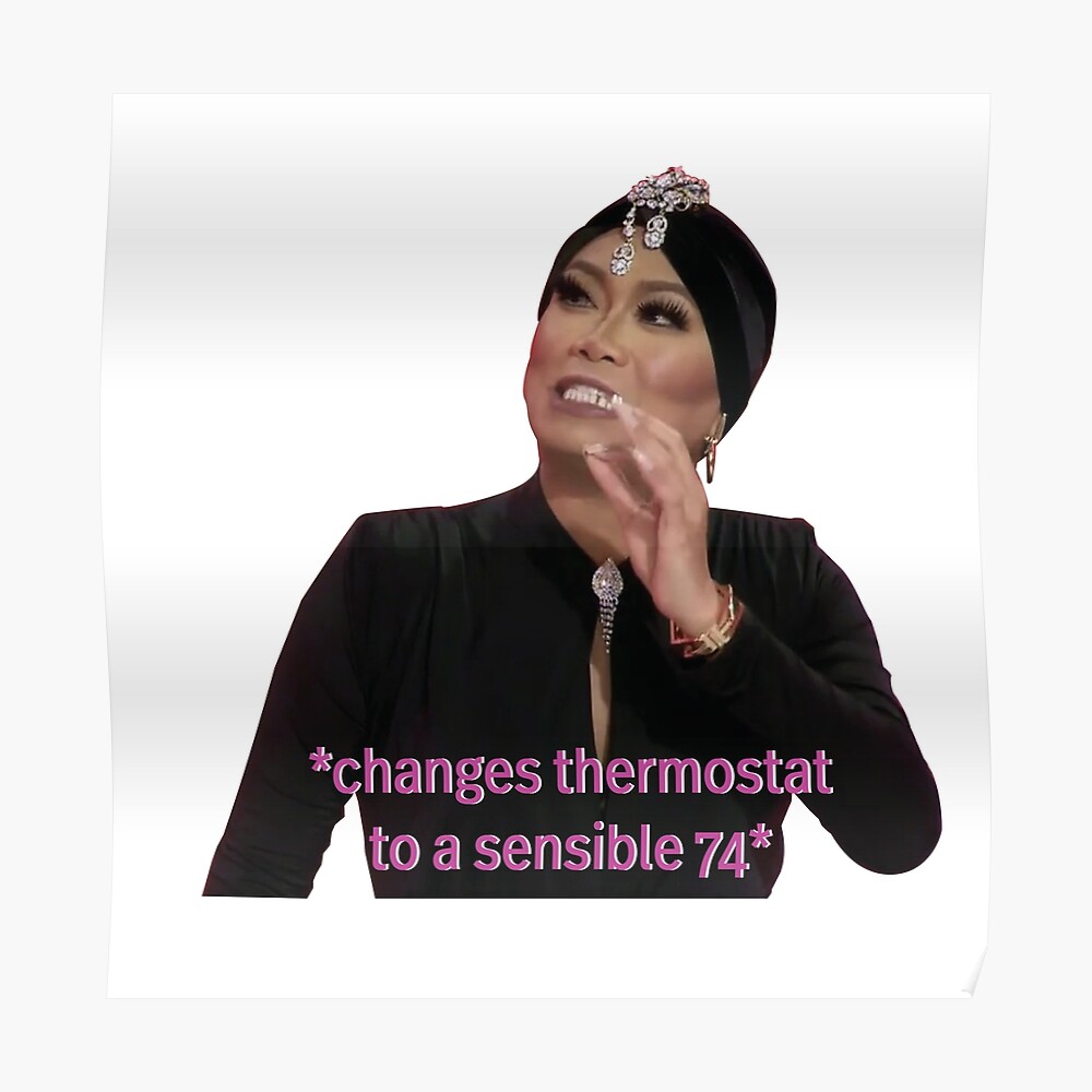 Jujubee Thermostat To A Sensible 74 Sticker By Adriant13 Redbubble