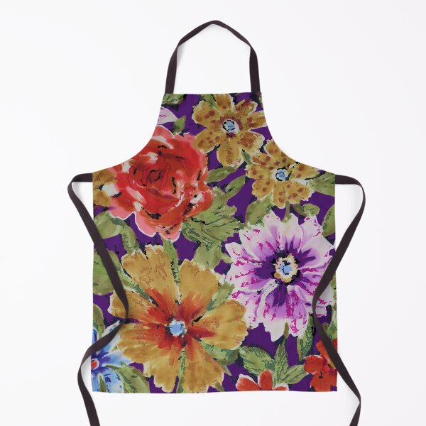 Item preview, Textured Flowers on Plum Ground designed and sold by Leslie Rogers Todder.