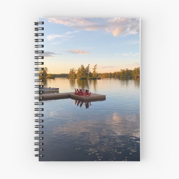 Item preview, Sunset Over Calm Lake designed and sold by Design Minds Boutique.