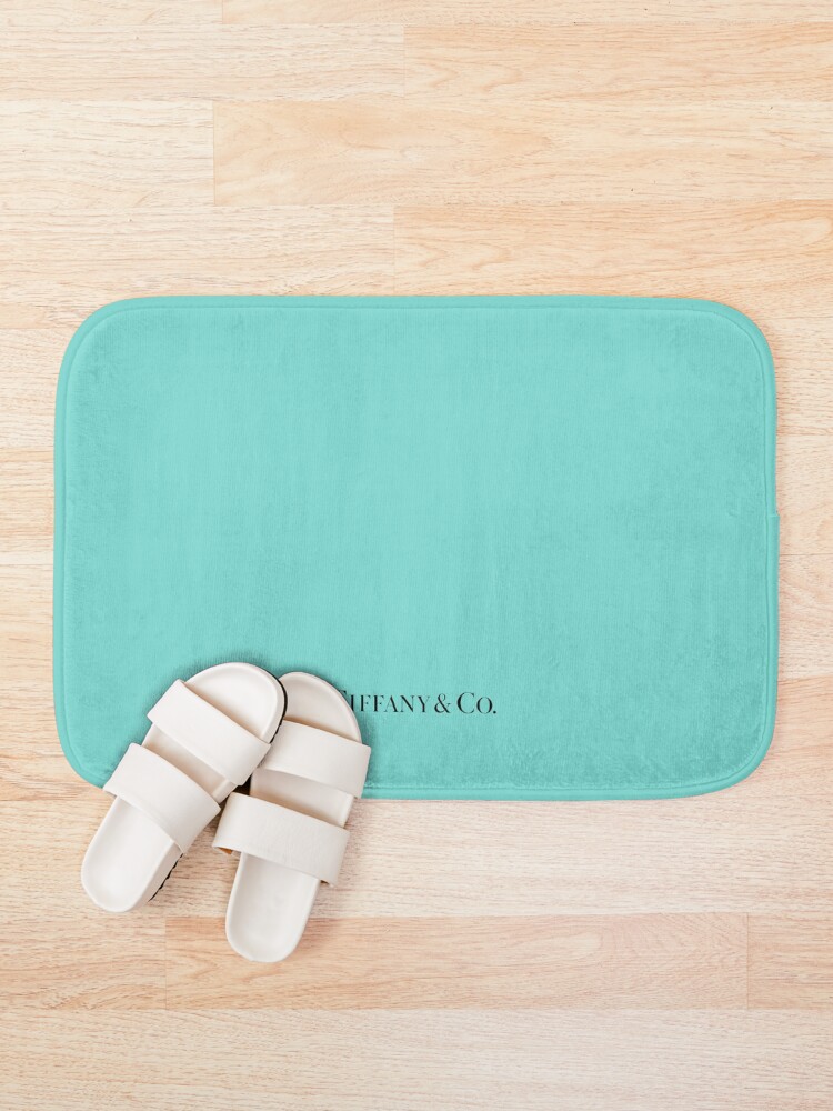 Alternate view of Tiffany Blue w/ Logo Bath Mat