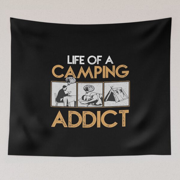Item preview, Camping Addict designed and sold by designeclipse.