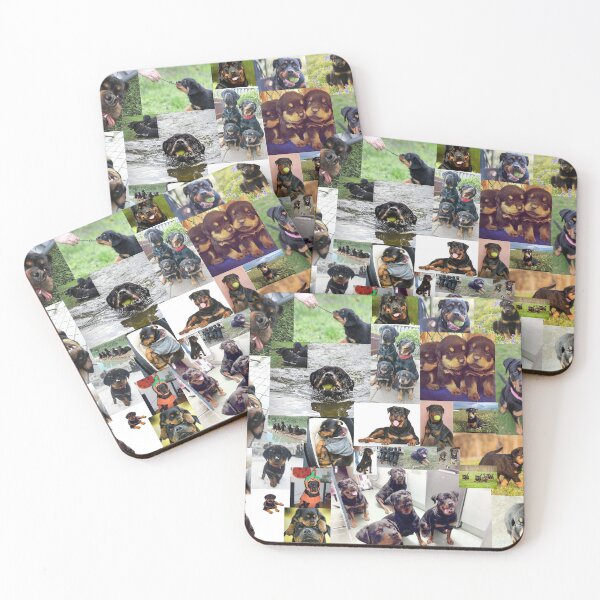 Item preview, Rottweiler dog collage designed and sold by Yviemakes.