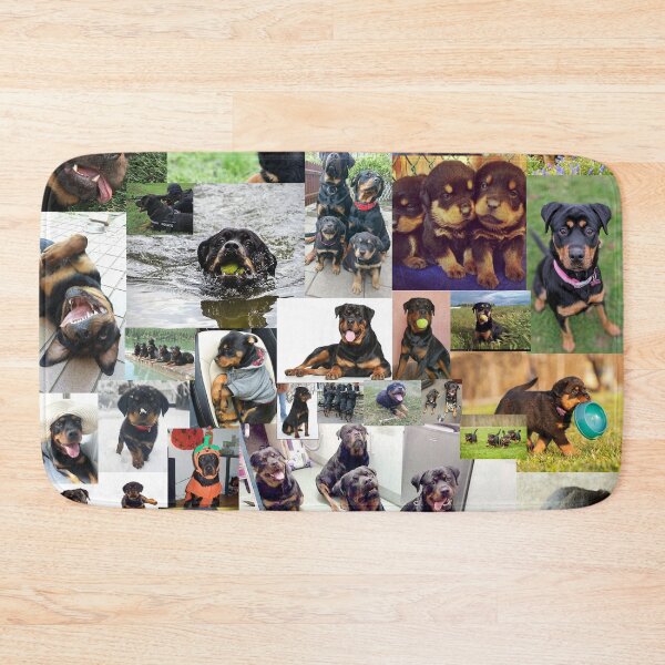 Item preview, Rottweiler dog collage designed and sold by Yviemakes.