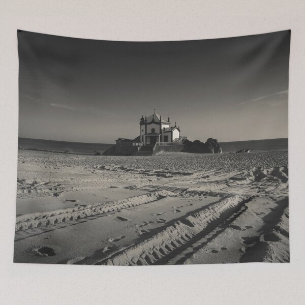Item preview, Beach Chapel (Black and White) designed and sold by João Miguel.