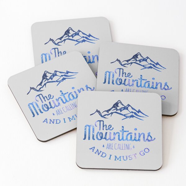 Item preview, The Mountains Are Calling & I Must Go designed and sold by WildernessGear.