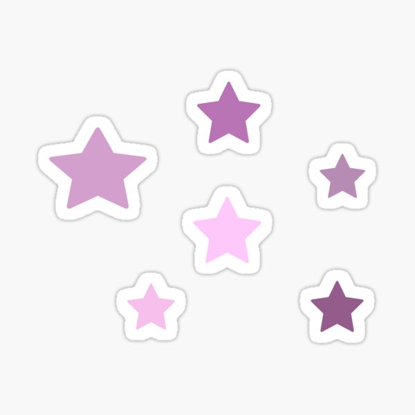 Pink Star Pack Sticker By Cosmosstickers Redbubble