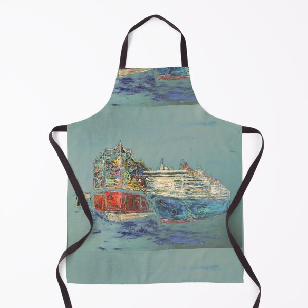 Item preview, Elbphilharmonie and Queen Mary in turquoise designed and sold by Nicole Leidenfrost.