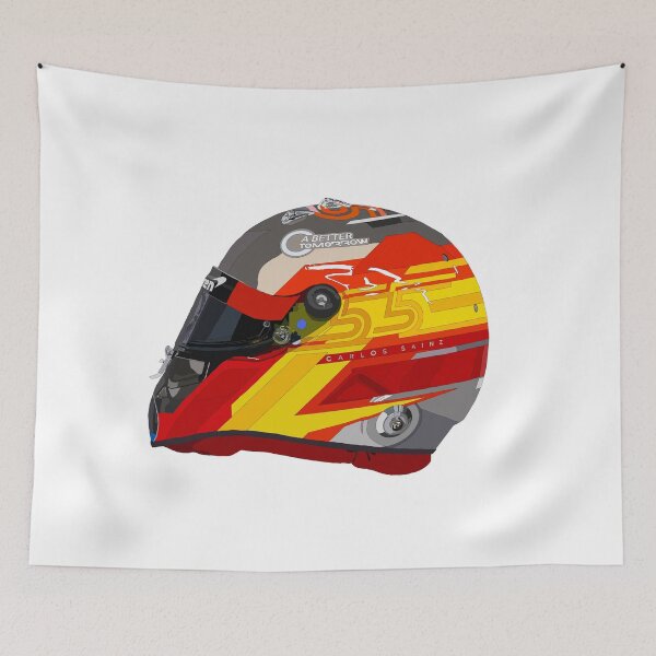 Item preview, Carlos Sainz 2020 Helmet designed and sold by jessramsay112.