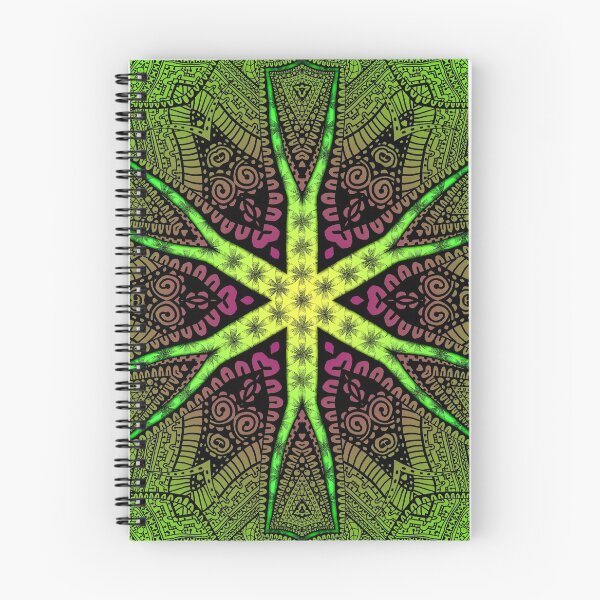 Item preview, Toxic Spider of Life Geometric Fractal Mandala designed and sold by GloomyLand.
