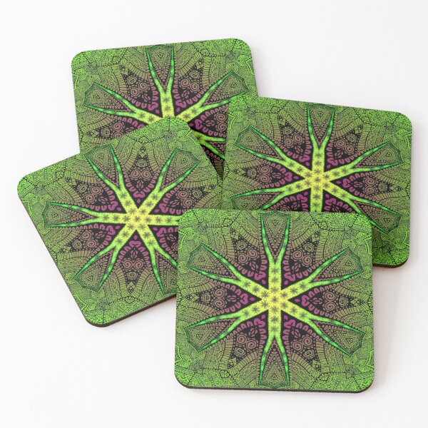 Item preview, Toxic Spider of Life Geometric Fractal Mandala designed and sold by GloomyLand.