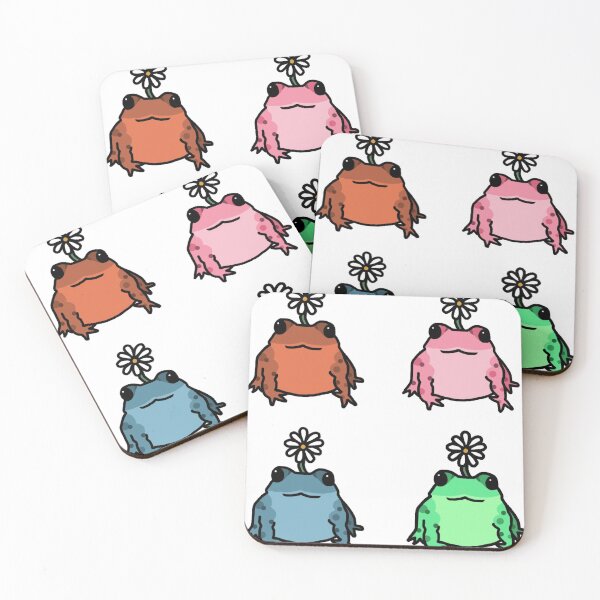 Item preview, Daisy Frog Sticker Pack designed and sold by melouker.